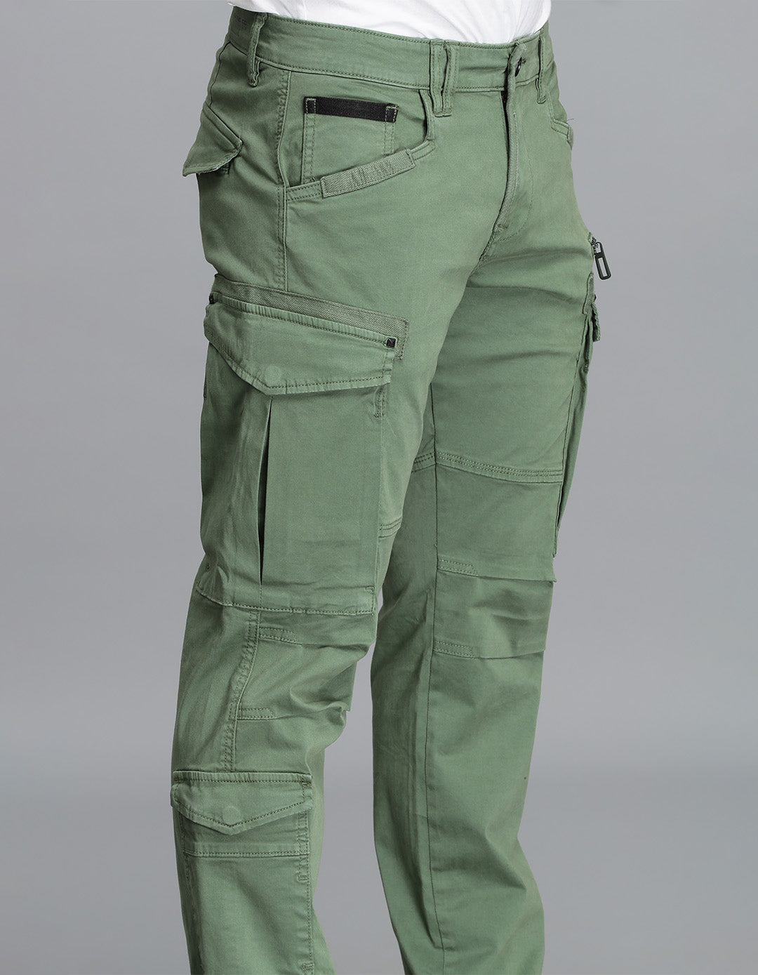 Green Regular Fit Cargo Pant