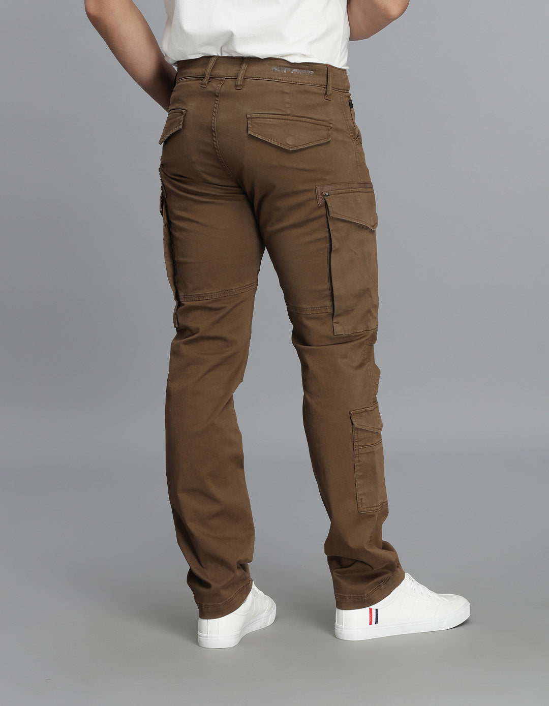 Khaki Regular Fit Cargo Pant