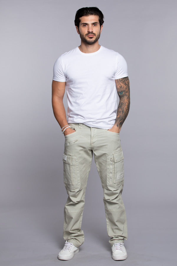 Lt Stone Regular Fit Cargo Pant