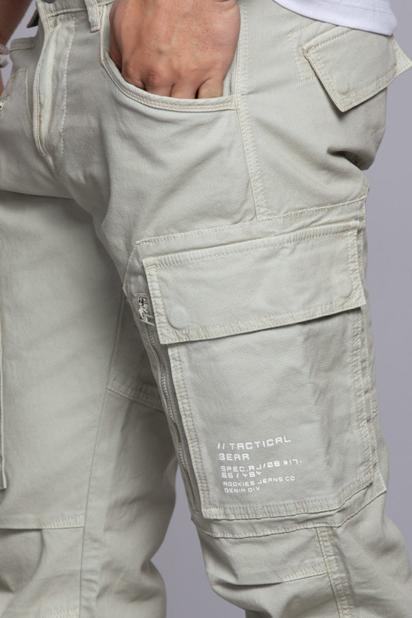 Lt Stone Regular Fit Cargo Pant