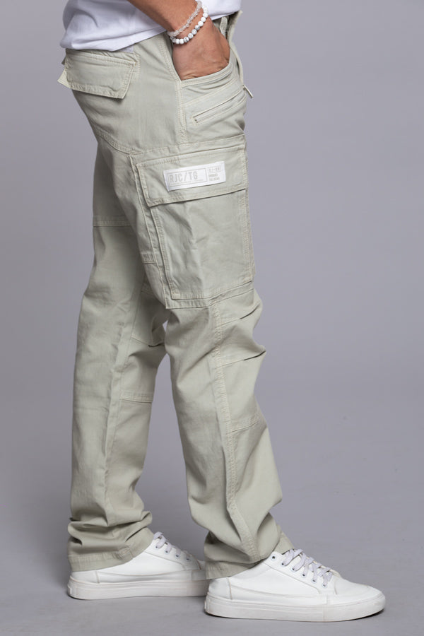 Lt Stone Regular Fit Cargo Pant