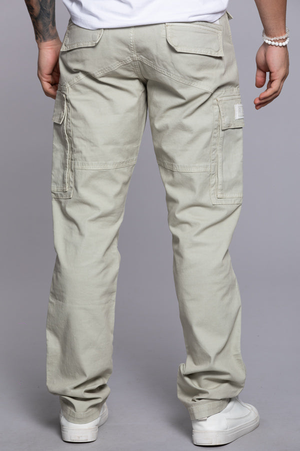 Lt Stone Regular Fit Cargo Pant