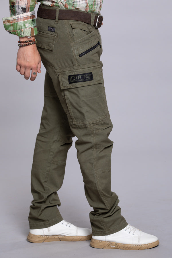 Olive Regular Fit Cargo Pant