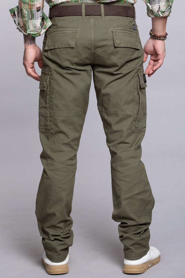 Olive Regular Fit Cargo Pant