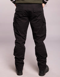 Black Regular Fit Cargo Pant