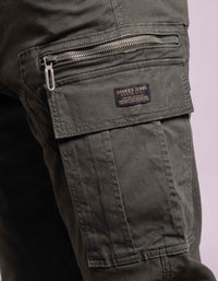 Military Green Regular Fit Cargo Pant