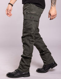 Military Green Regular Fit Cargo Pant