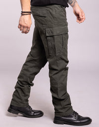 Military Green Regular Fit Cargo Pant