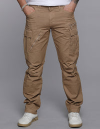 Khaki Regular Fit Cargo Pant