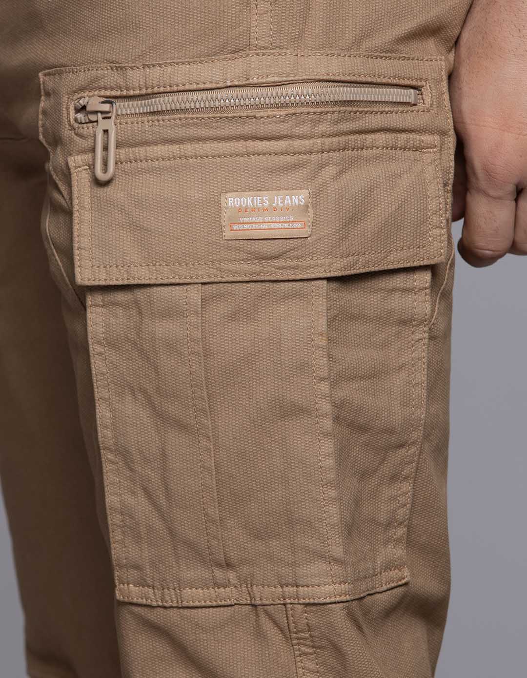 Khaki Regular Fit Cargo Pant