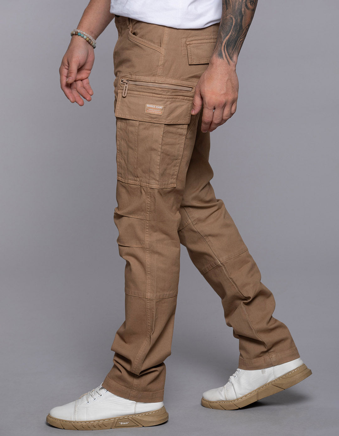 Khaki Regular Fit Cargo Pant