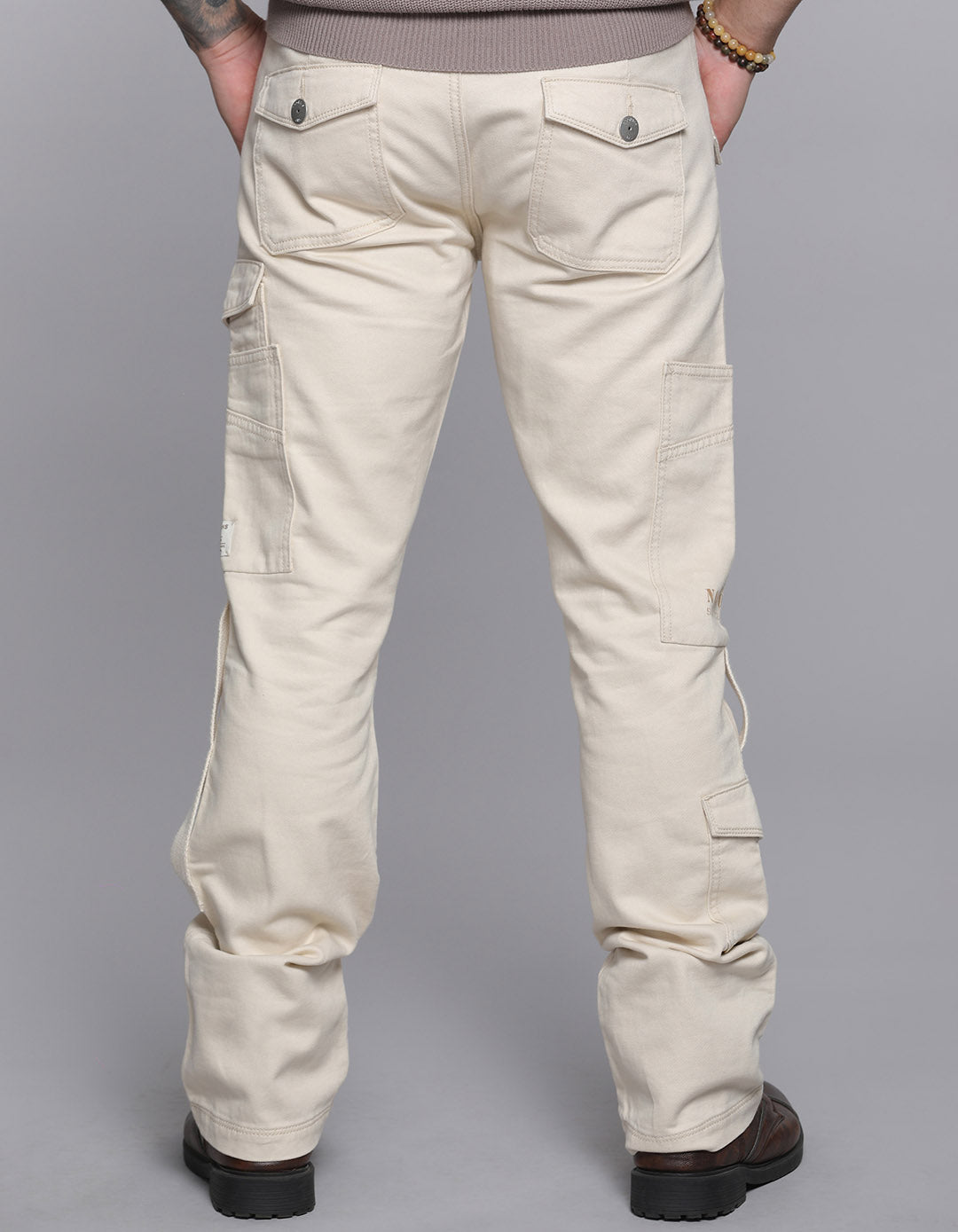 Lt Khaki Regular Fit Cargo Pant