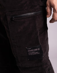Black Regular Fit Cargo Pant