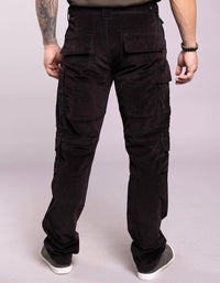 Black Regular Fit Cargo Pant