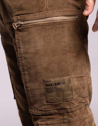 Khaki Regular Fit Cargo Pant