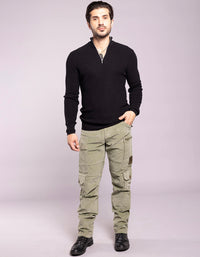 Lt Green Regular Fit Cargo Pant