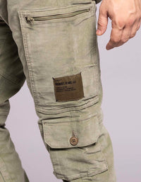 Lt Green Regular Fit Cargo Pant