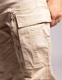 Lt Khaki Regular Fit Cargo Pant