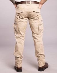 Lt Khaki Regular Fit Cargo Pant