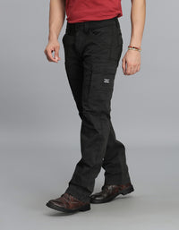 Charcoal Regular Fit Cargo Pant