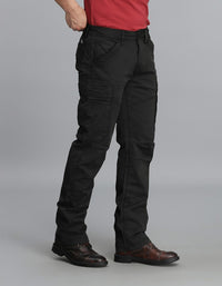 Charcoal Regular Fit Cargo Pant
