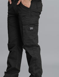 Charcoal Regular Fit Cargo Pant