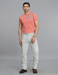 Grey Regular Fit Cargo Pant