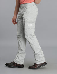 Grey Regular Fit Cargo Pant