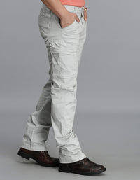 Grey Regular Fit Cargo Pant
