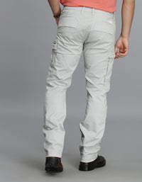 Grey Regular Fit Cargo Pant