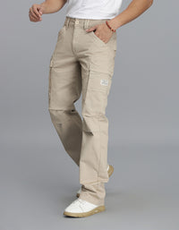 Lt Khaki Regular Fit Cargo Pant