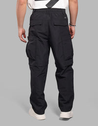 BLACK BALOON FIT CARGO PANTS