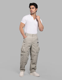 STONE BALOON FIT CARGO PANTS