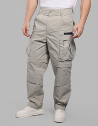 STONE BALOON FIT CARGO PANTS