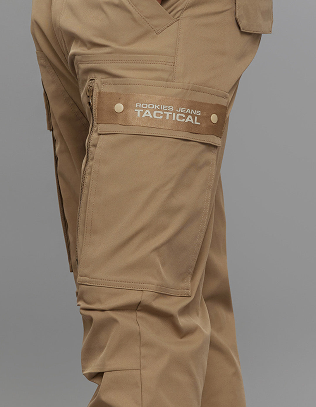 Army Khaki Comfort Straight Fit 100% Polyestor Cargo Pants 