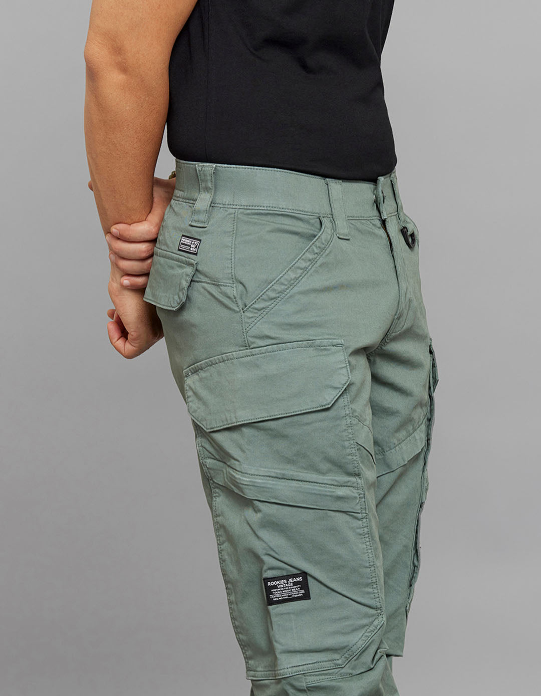 Aqaba Comfort Straight Fit Stretch Cargo Pants 
