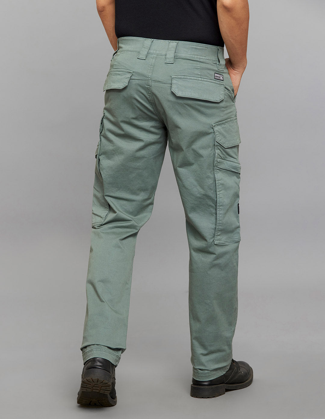 Aqaba Comfort Straight Fit Stretch Cargo Pants 