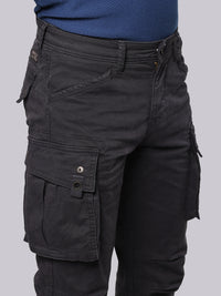 Dark Navy Comfort Straight Fit Stretch Cargo Pant
