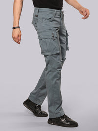 Petrol Comfort Straight Fit Stretch Cargo Pant