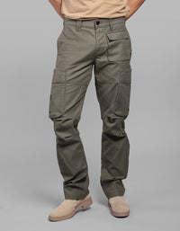 Olive Comfort Straight Fit Stretch Cargo Pant
