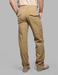 Antique Bronze Comfort Straight Fit Stretch Utilty Cargo Pants