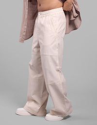 Ecru Extra Loose Fit Denim Pant
