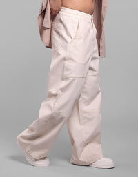 Ecru Extra Loose Fit Denim Pant