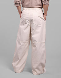 Ecru Extra Loose Fit Denim Pant
