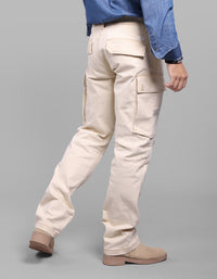 Light Lemon Comfort Straight Fit  Stretch Denim Cargo