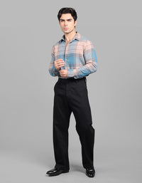 Black Loose Arc Fit Cross Pocket Denim Pant