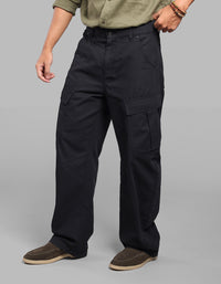 Black Balloon Fit Cargo Pants
