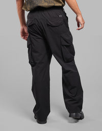 Black Loose Fit Utility Cargo
