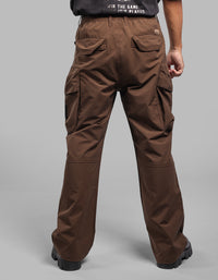 Coffee Loose Fit Utility Cargo