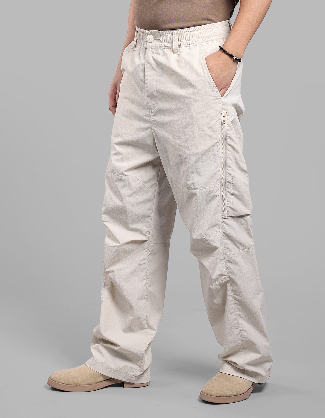 Ivory Loose Fit Utility Pant